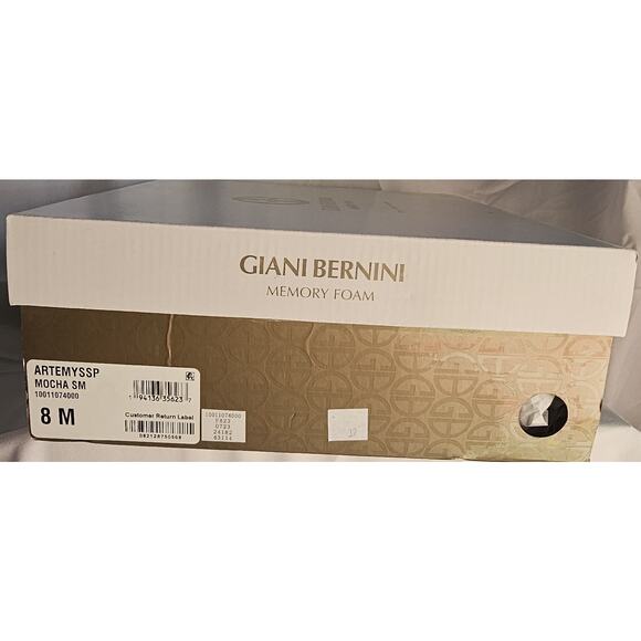 Giani Bernini Women's Artemyss Memory Foam Block Heel Dress Booties - Mocha - Picture 7 of 7